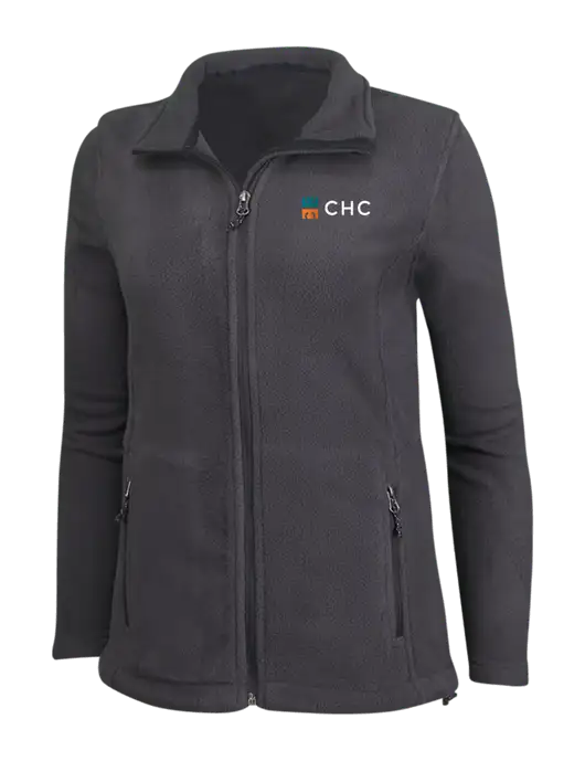 Womens Fleece Dark Grey Jacket w/CHC Logo