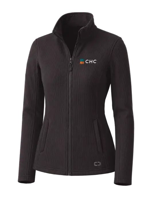 OGIO Blacktop Womens Grit Fleece Jacket w/CHC Logo