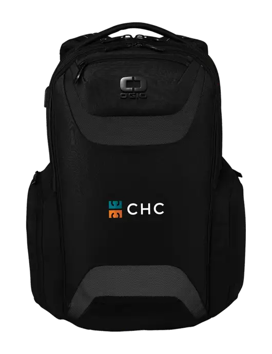 OGIO Black Charcoal Connected Pack w/CHC Logo