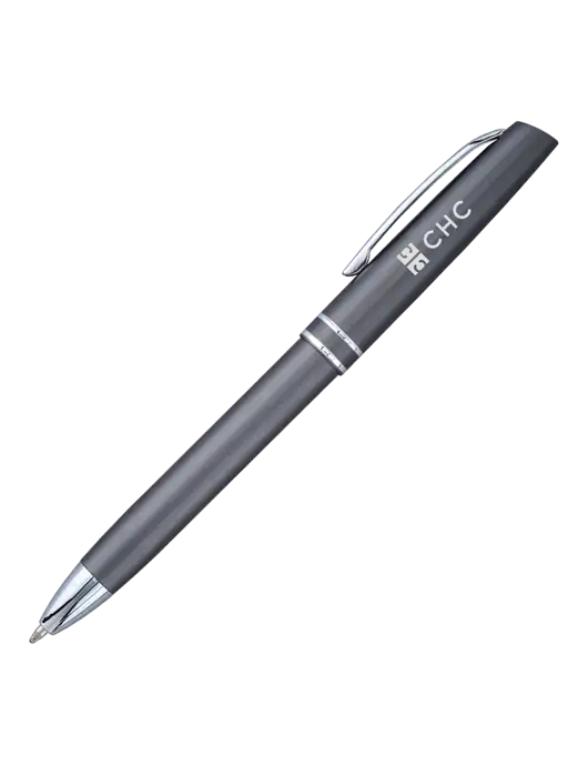 Gunmetal Anguilla Black Ink Pen w/CHC Logo
